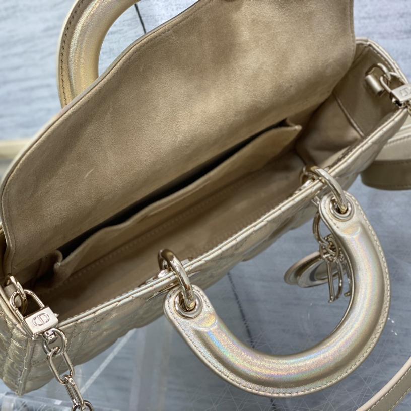 Dior Medium Dior Or Lady D-joy Bag - PerfectKickZ