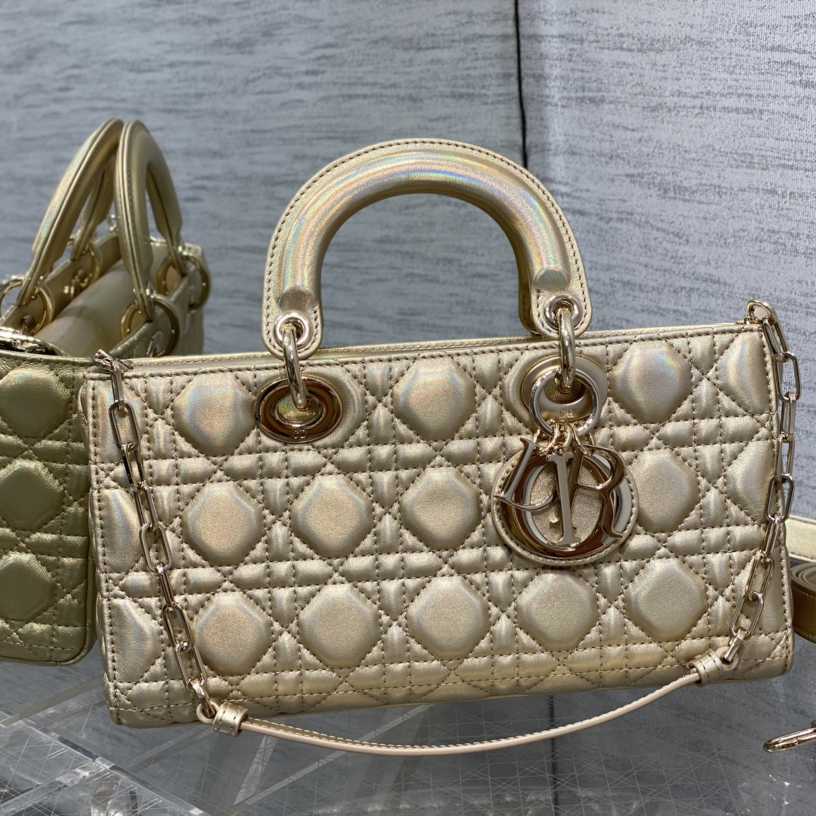 Dior Medium Dior Or Lady D-joy Bag - PerfectKickZ