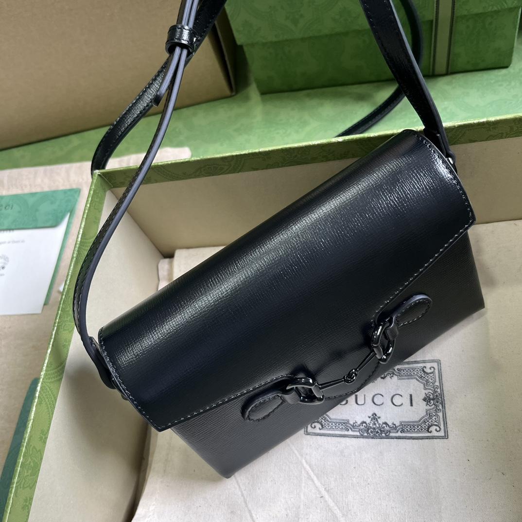 Gucci Horsebit 1955 Mini Bag(18-12-5cm) - PerfectKickZ