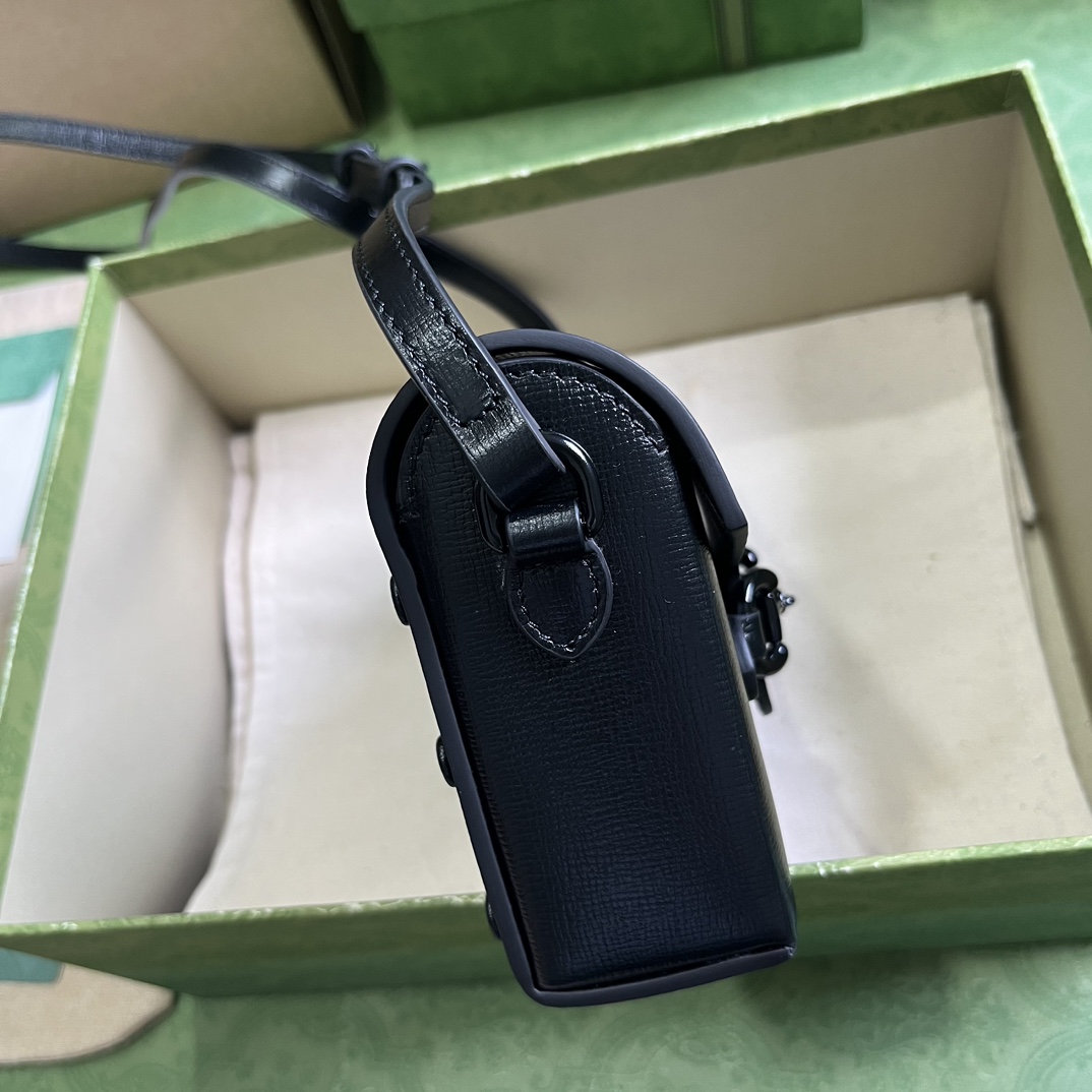 Gucci Horsebit 1955 Mini Bag(18-12-5cm) - PerfectKickZ
