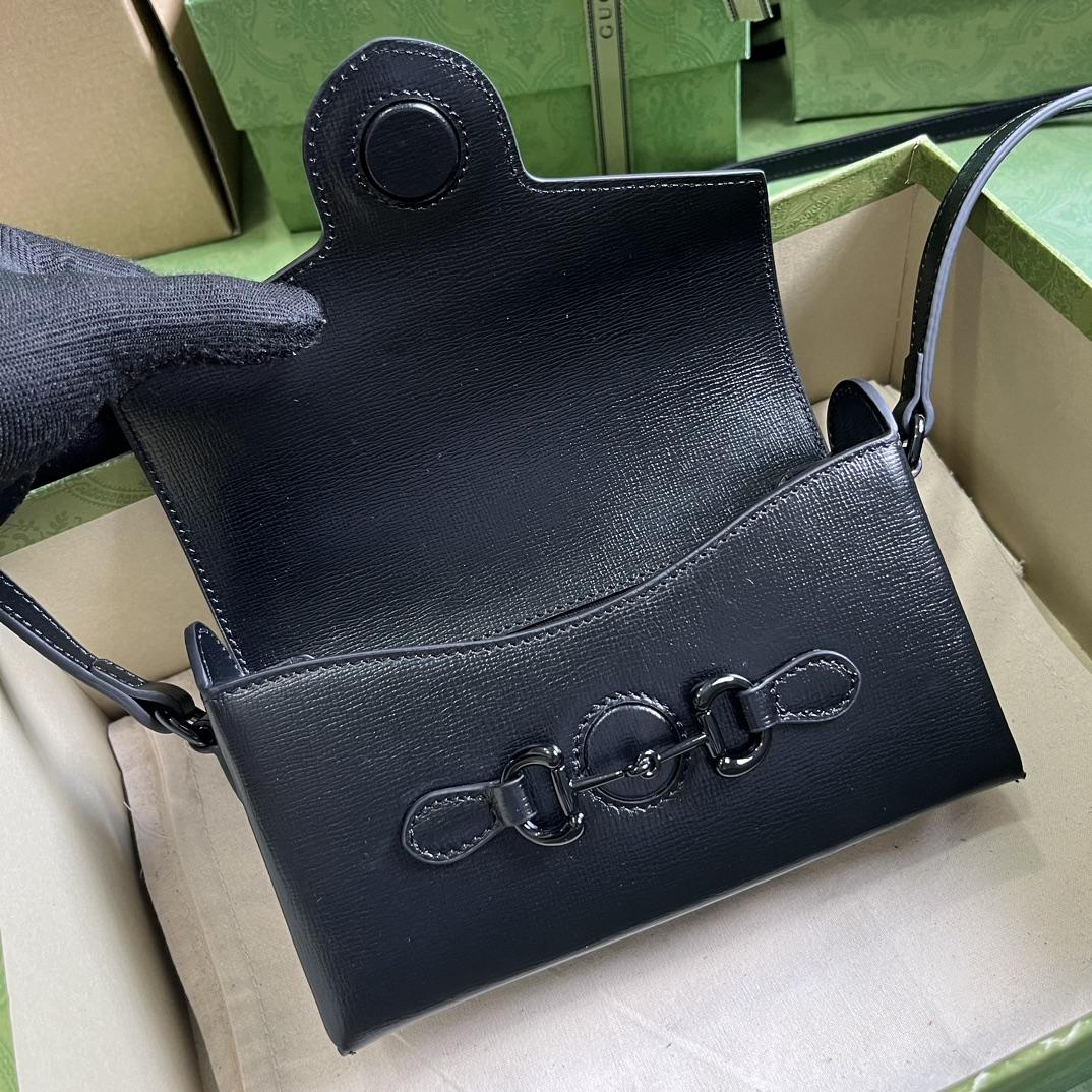 Gucci Horsebit 1955 Mini Bag(18-12-5cm) - PerfectKickZ