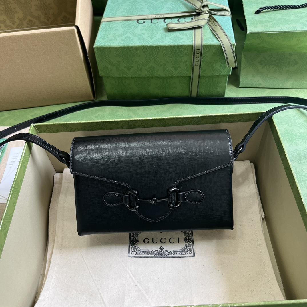 Gucci Horsebit 1955 Mini Bag(18-12-5cm) - PerfectKickZ