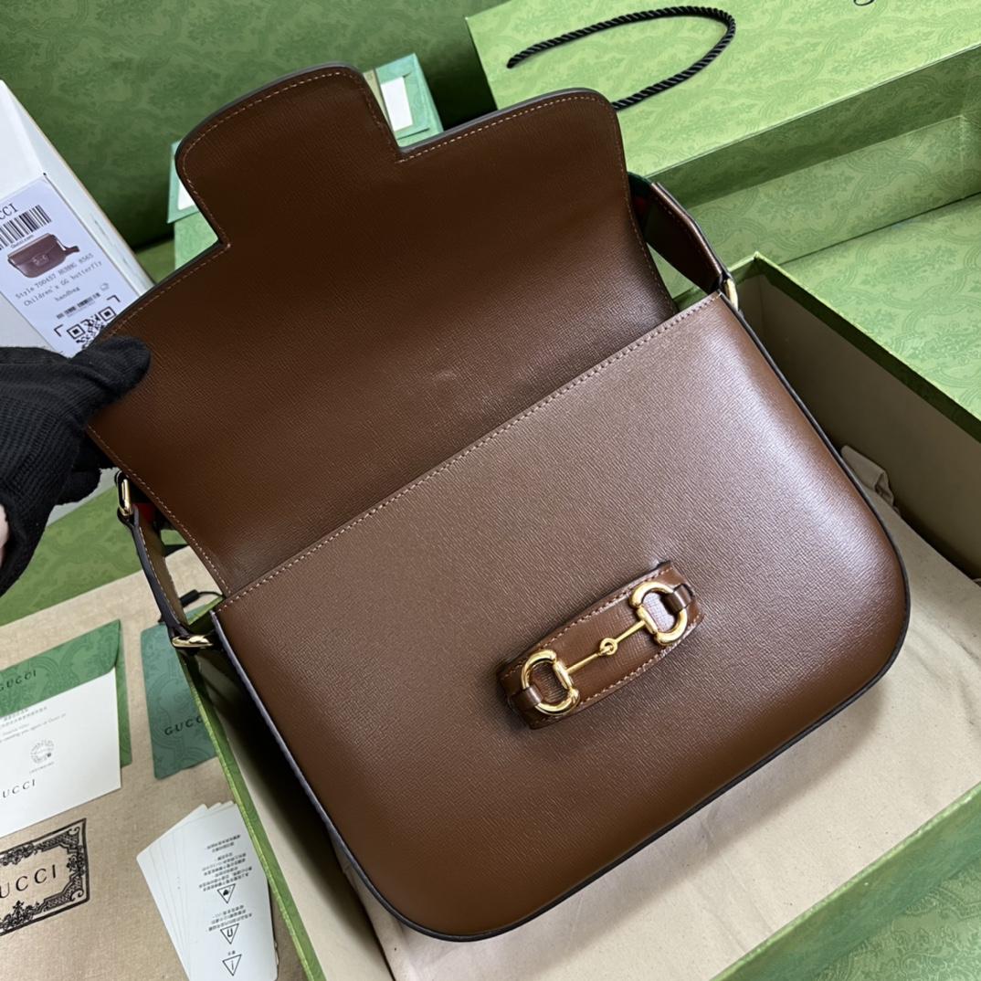 Gucci Horsebit 1955 Mini Bag(30*21*7.5cm)   - PerfectKickZ