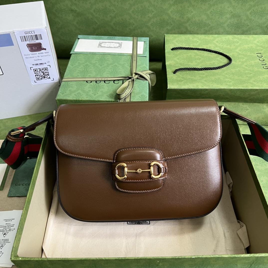 Gucci Horsebit 1955 Mini Bag(30*21*7.5cm)   - PerfectKickZ