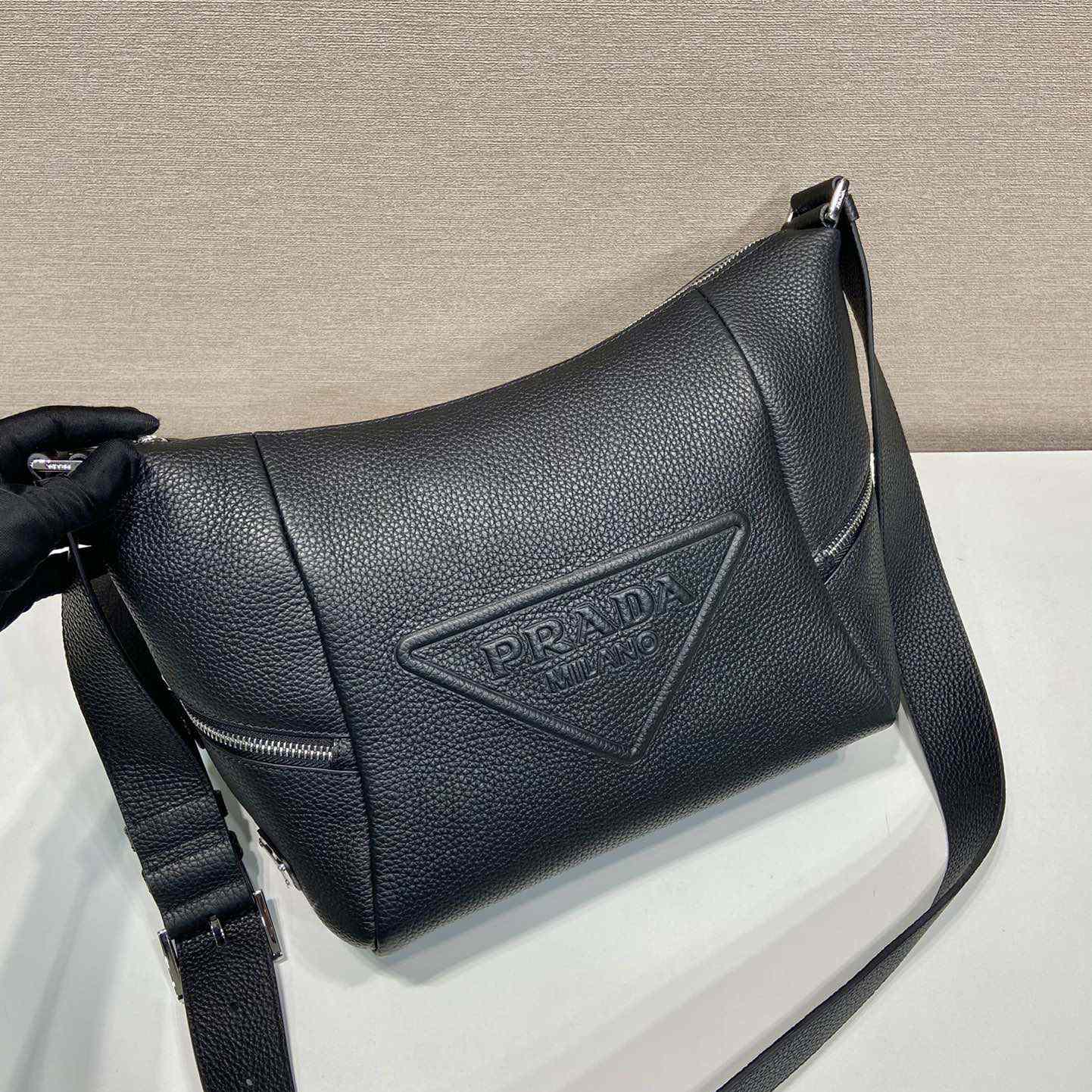 Prada Leather Bag With Shoulder strap - PerfectKickZ