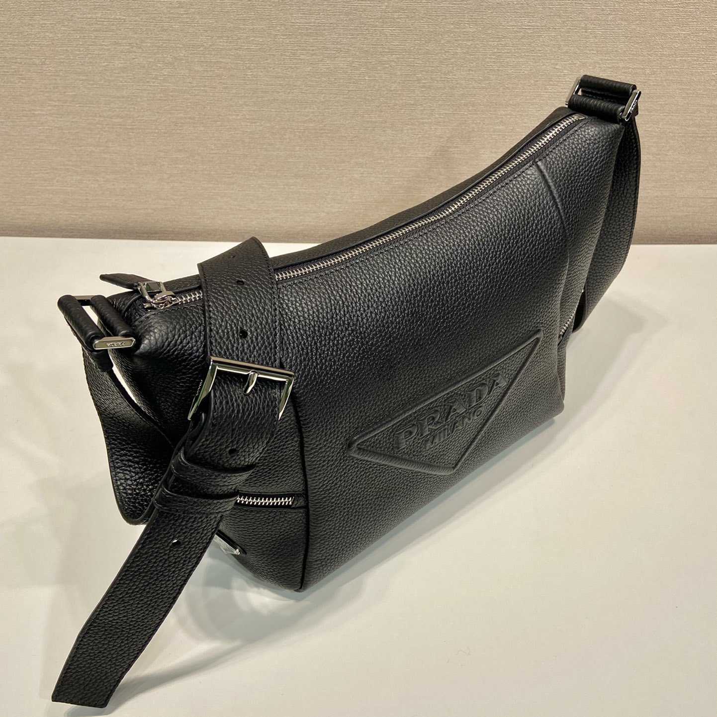 Prada Leather Bag With Shoulder strap - PerfectKickZ