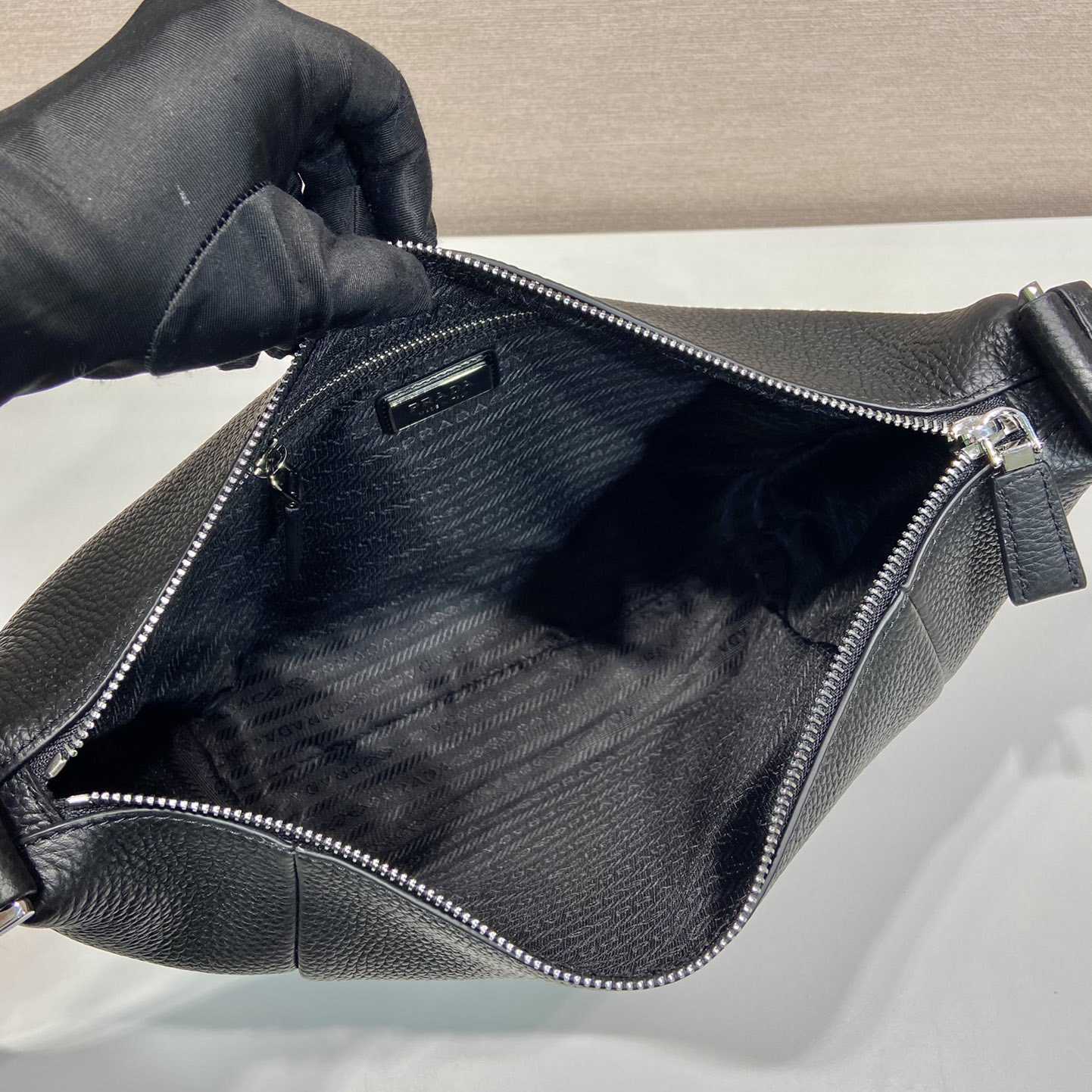 Prada Leather Bag With Shoulder strap - PerfectKickZ
