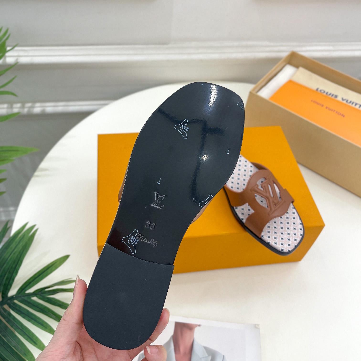 Louis Vuitton LV Isola Flat Mule - PerfectKickZ