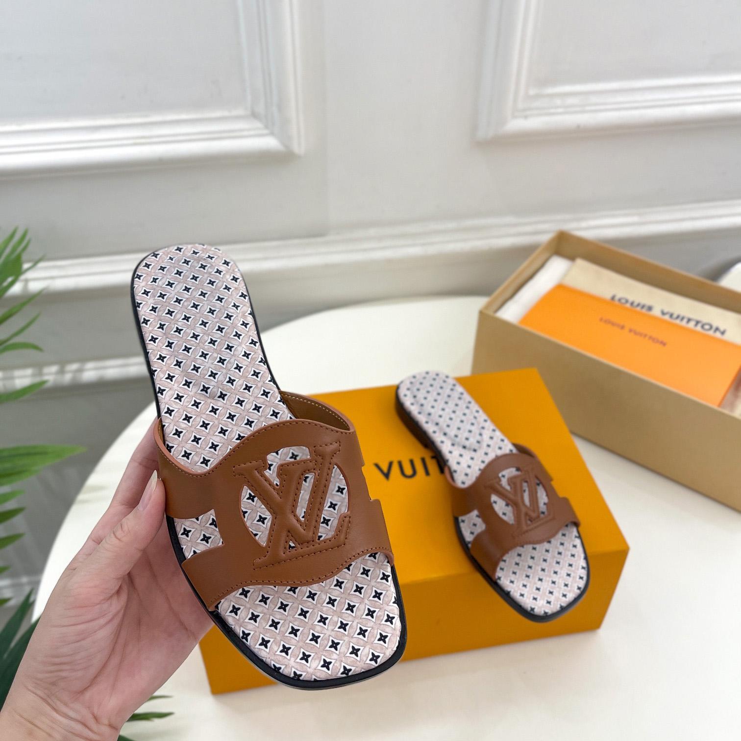 Louis Vuitton LV Isola Flat Mule - PerfectKickZ