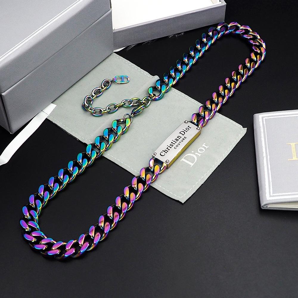 Dior Couture Chain Link Necklace  - PerfectKickZ