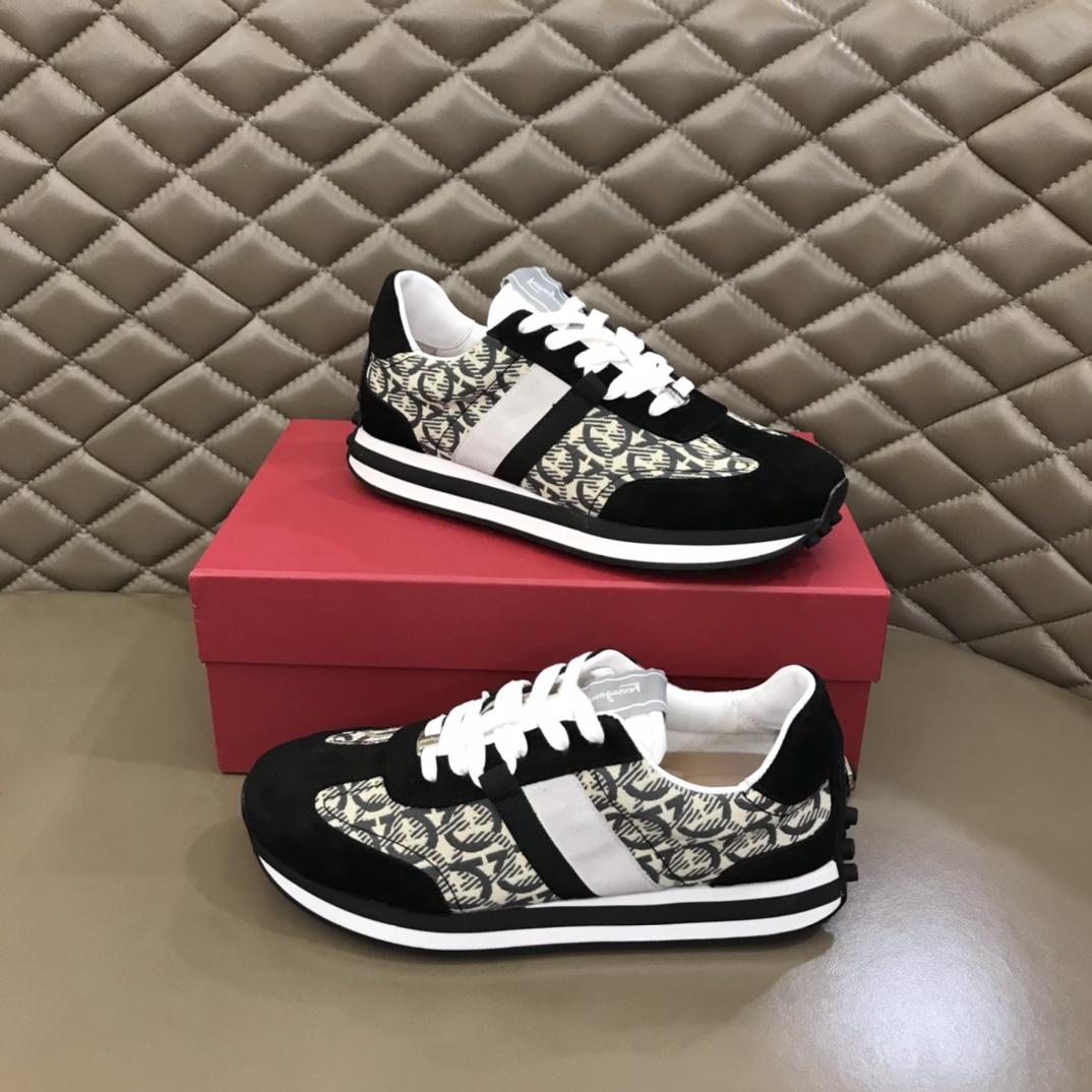 Ferragamo Fabric low-top Sneakers - PerfectKickZ