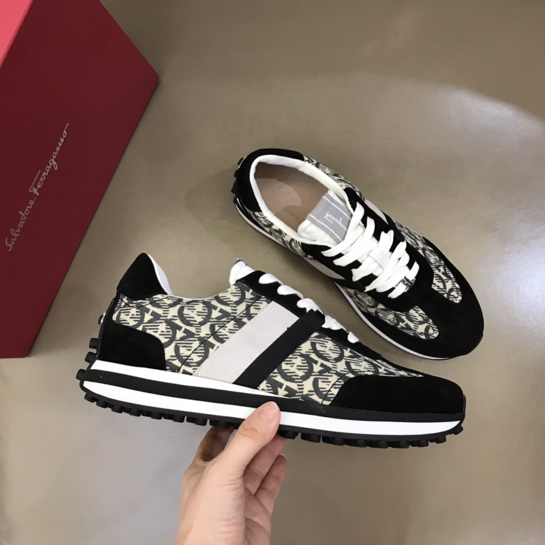 Ferragamo Fabric low-top Sneakers - PerfectKickZ