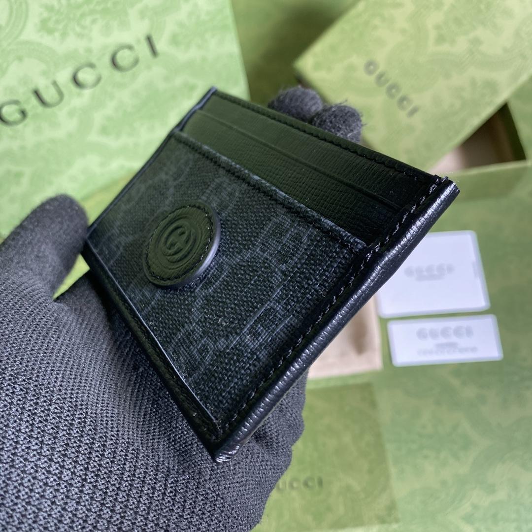 Gucci Card Case With Interlocking G (10*7cm) - PerfectKickZ