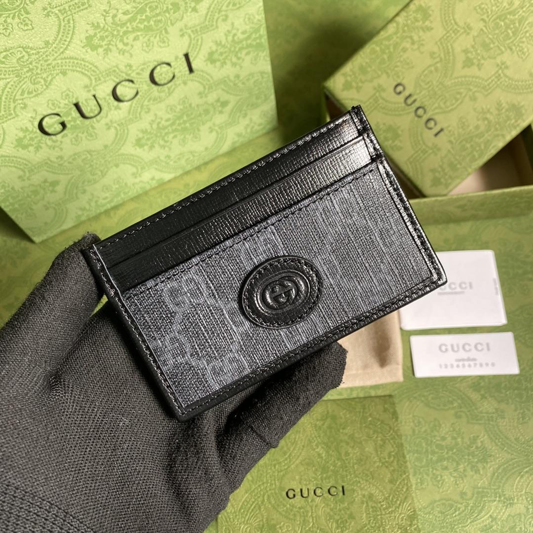 Gucci Card Case With Interlocking G (10*7cm) - PerfectKickZ