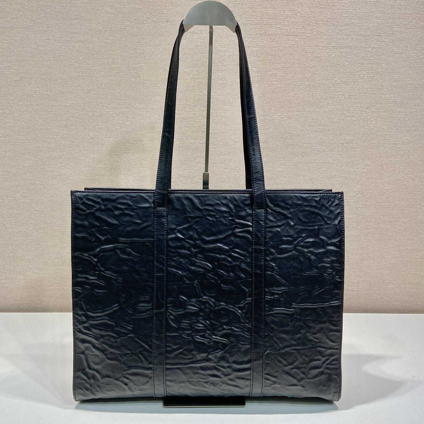 Prada Large Antique Nappa Leather Tote - PerfectKickZ