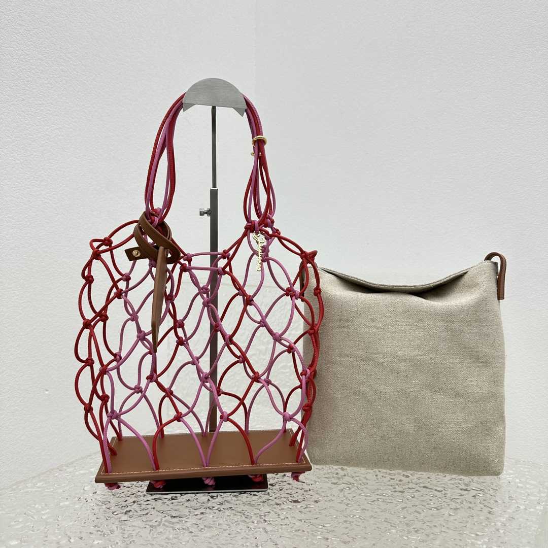 Jacquemus Le Petit Filet Pralu Tote Bag (10x27x21cm) - PerfectKickZ