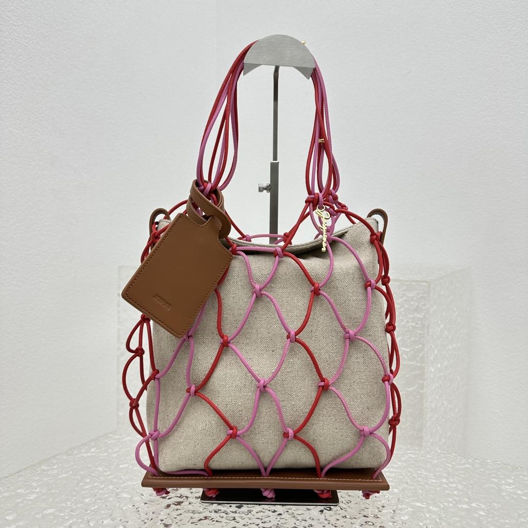 Jacquemus Le Petit Filet Pralu Tote Bag (10x27x21cm) - PerfectKickZ