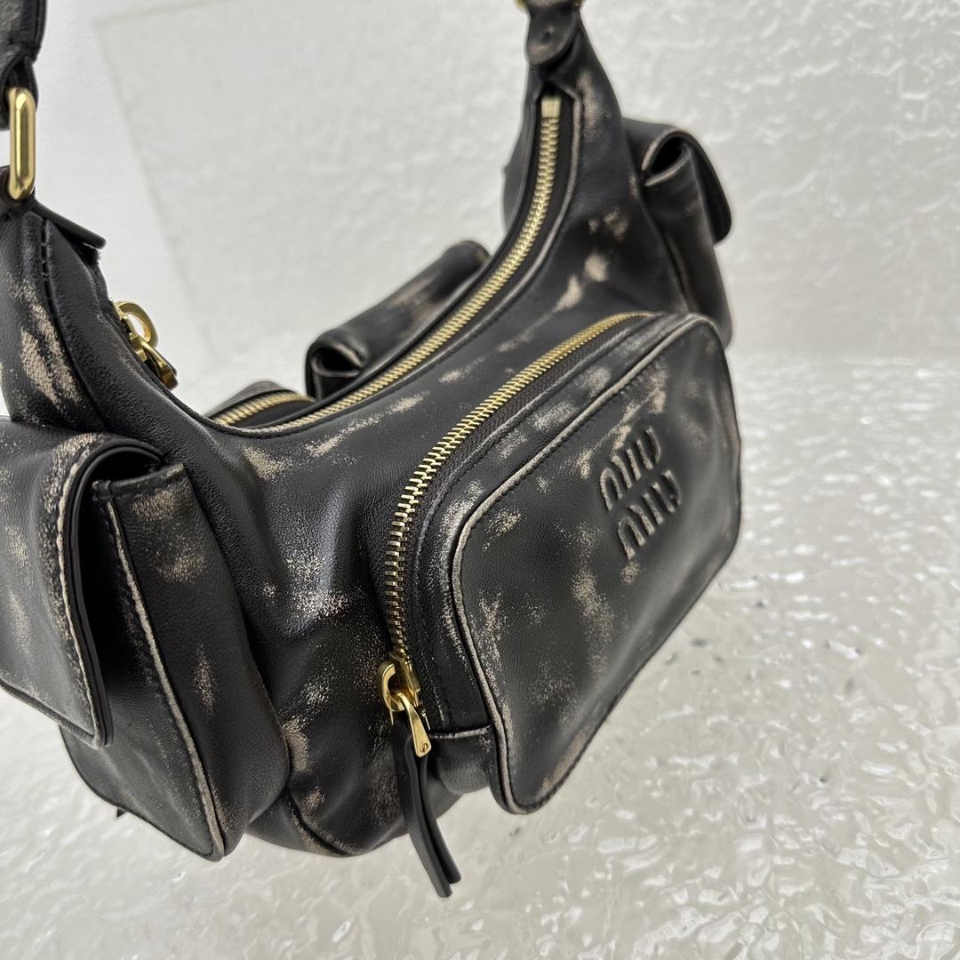 Miu Miu Nappa Leather Hobo Bag - PerfectKickZ