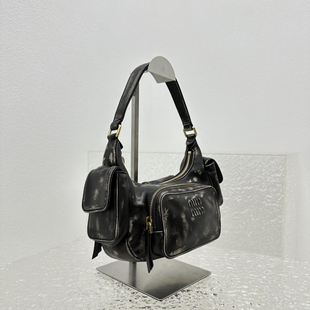 Miu Miu Nappa Leather Hobo Bag - PerfectKickZ