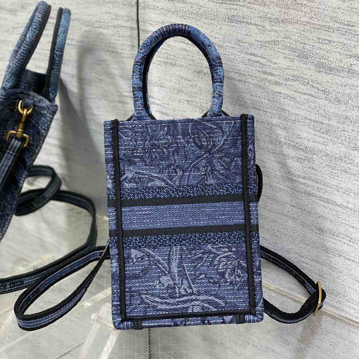 Dior Mini Dior Book Tote Phone Bag - PerfectKickZ