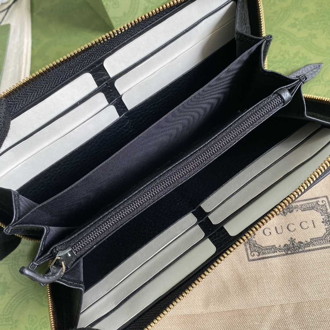 Gucci GG Marmont Zip Around Wallet(19-10-3.5cm)    - PerfectKickZ