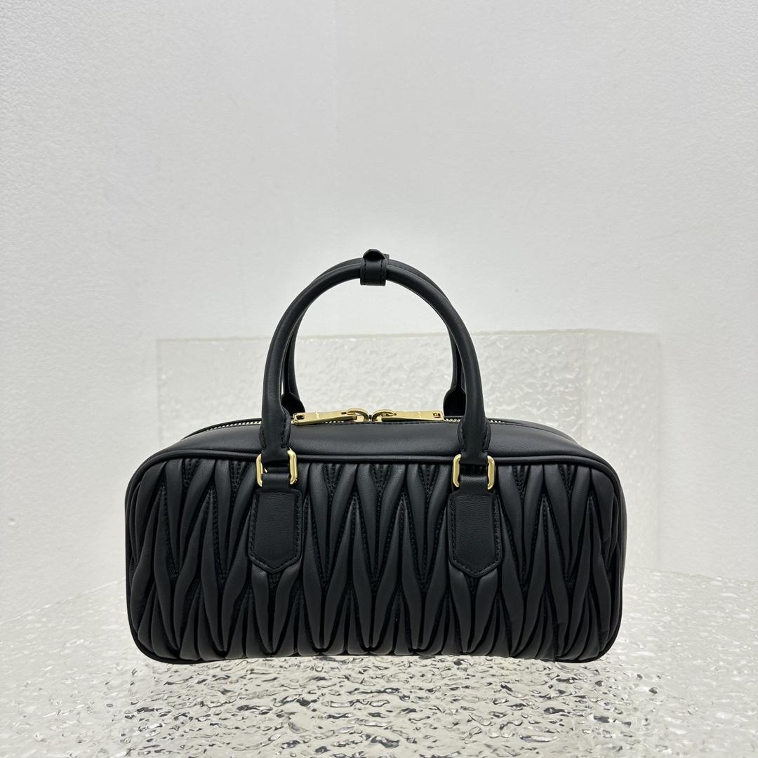 Miu Miu Arcadie Matelassé Nappa Leather Bag - PerfectKickZ