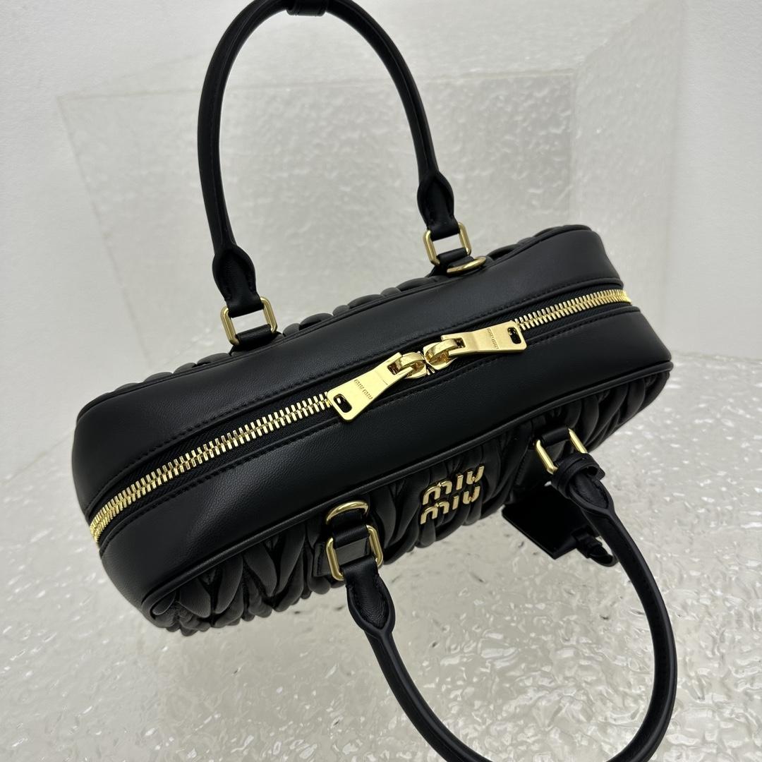 Miu Miu Arcadie Matelassé Nappa Leather Bag - PerfectKickZ