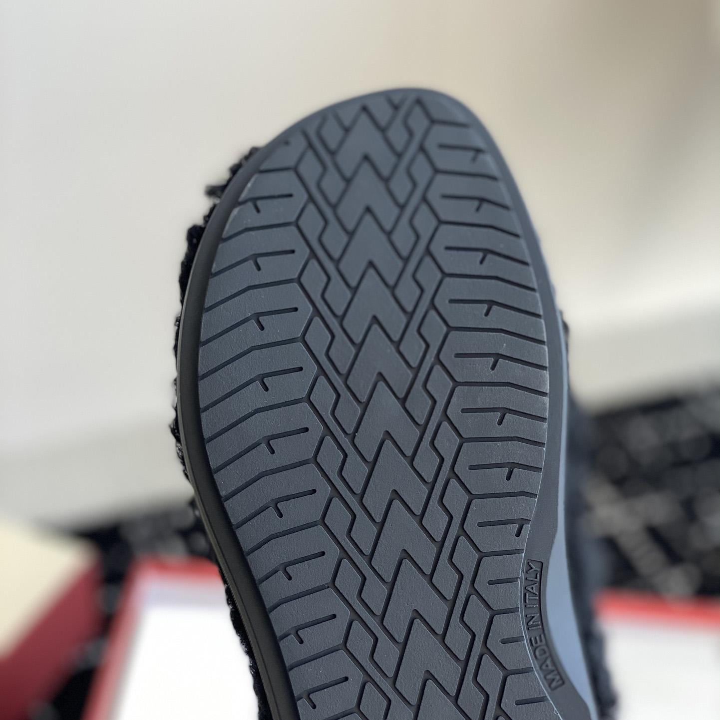 Marni Black Shearling Sabot - PerfectKickZ