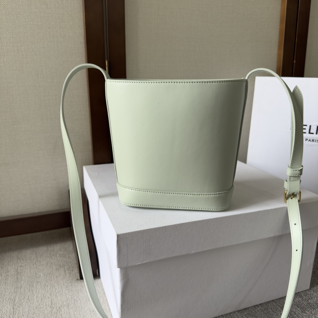 Celine Mini Bucket Cuir Triomphe In Smooth Calfskin  - PerfectKickZ