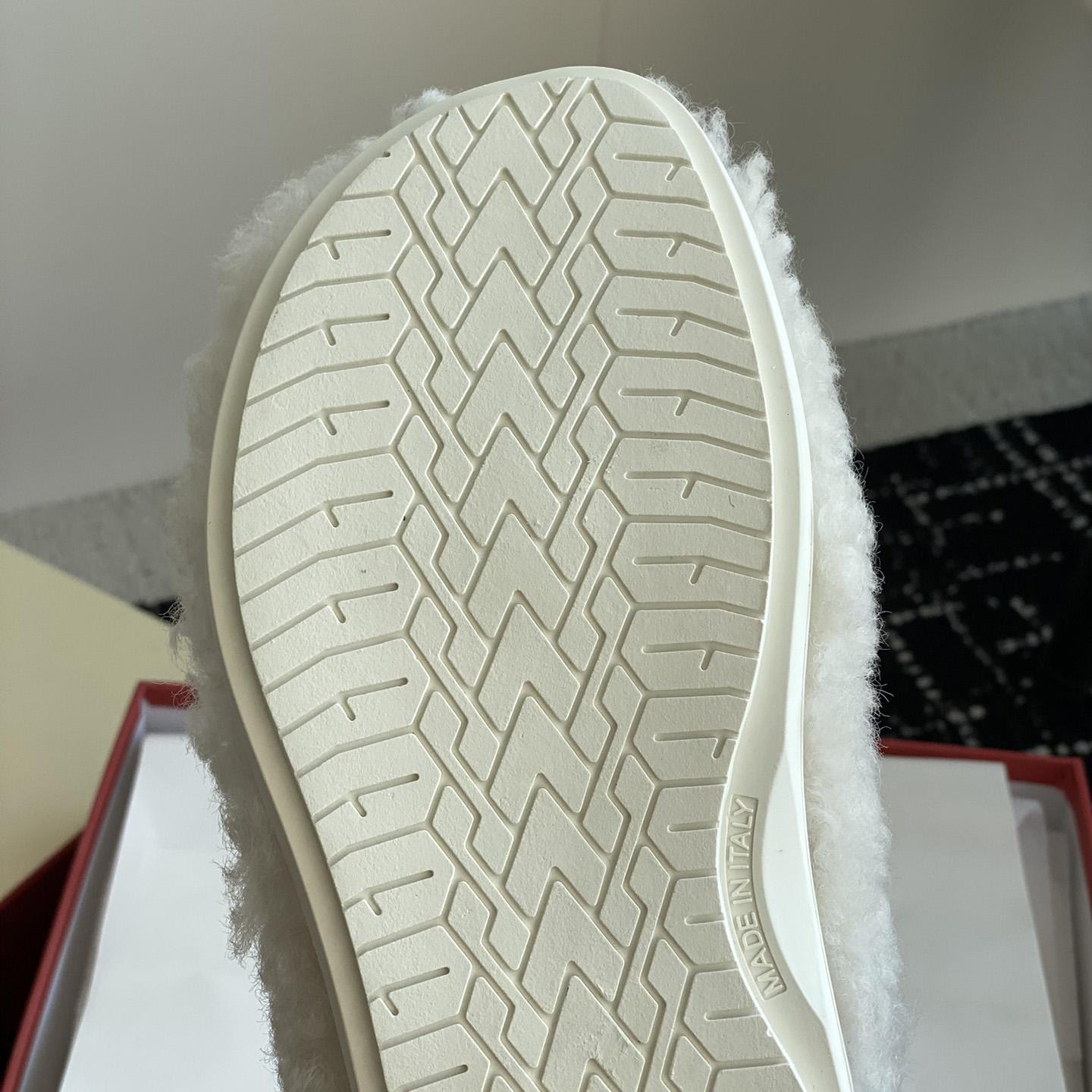 Marni White Shearling Sabot - PerfectKickZ
