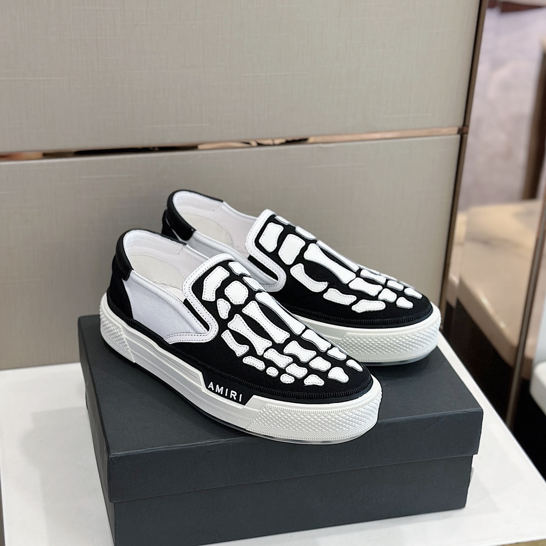 Amiri Skel Top Slip-on Sneakers - PerfectKickZ