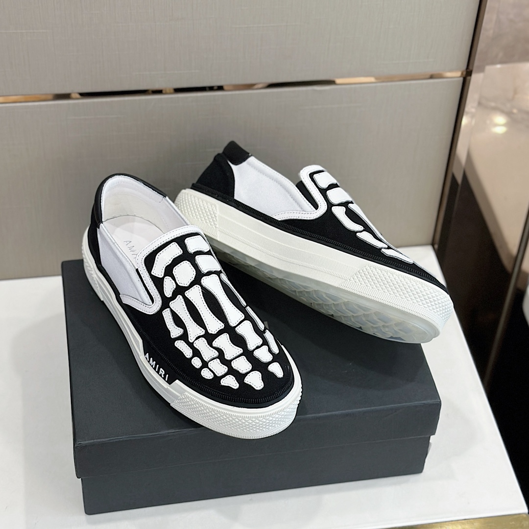 Amiri Skel Top Slip-on Sneakers - PerfectKickZ