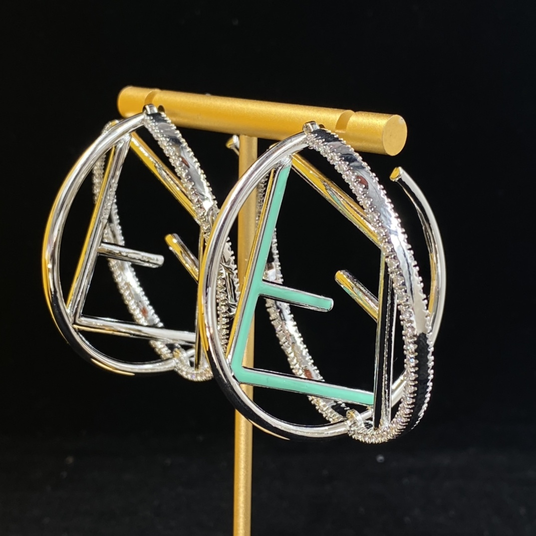 Fendi F is Fendi Earrings - PerfectKickZ