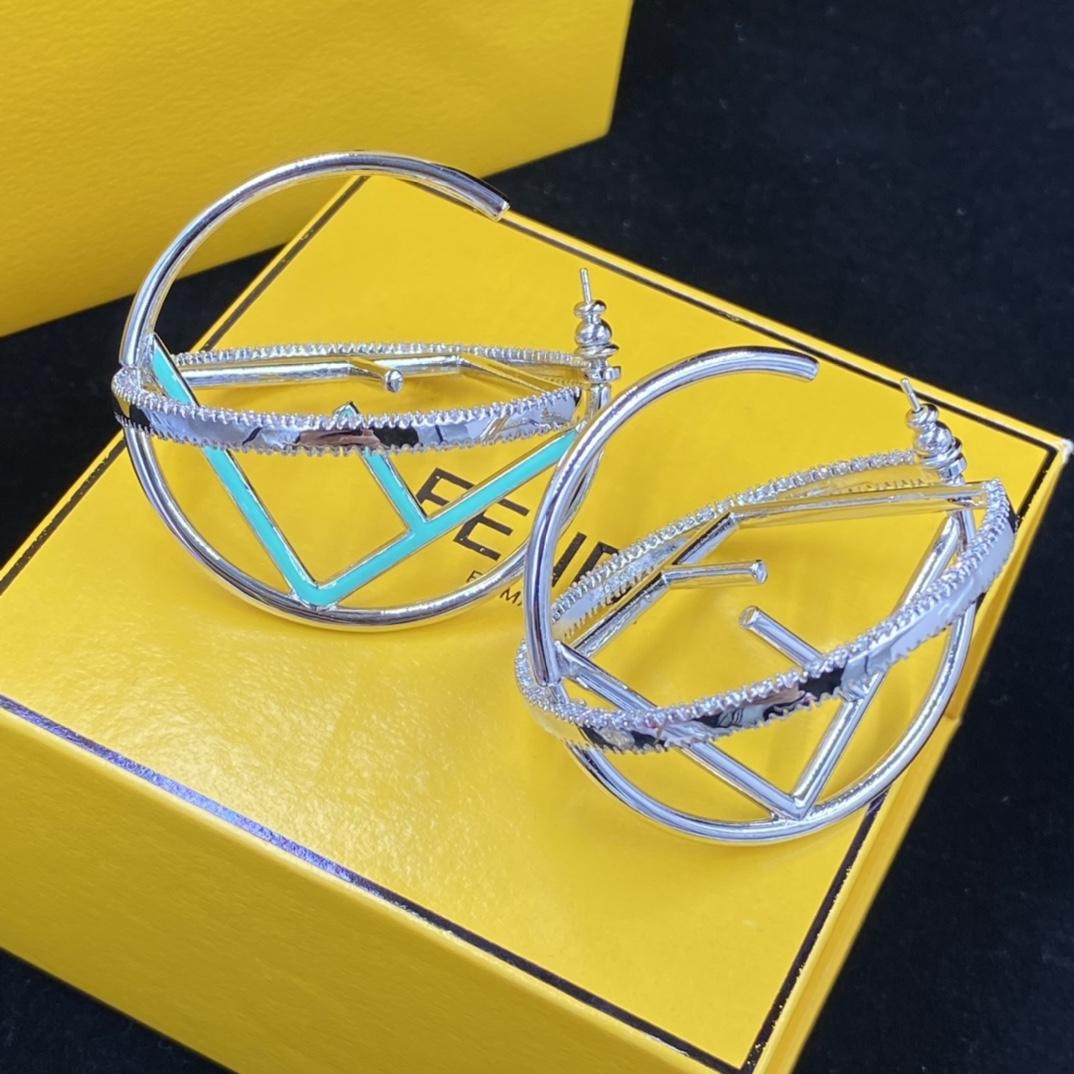 Fendi F is Fendi Earrings - PerfectKickZ