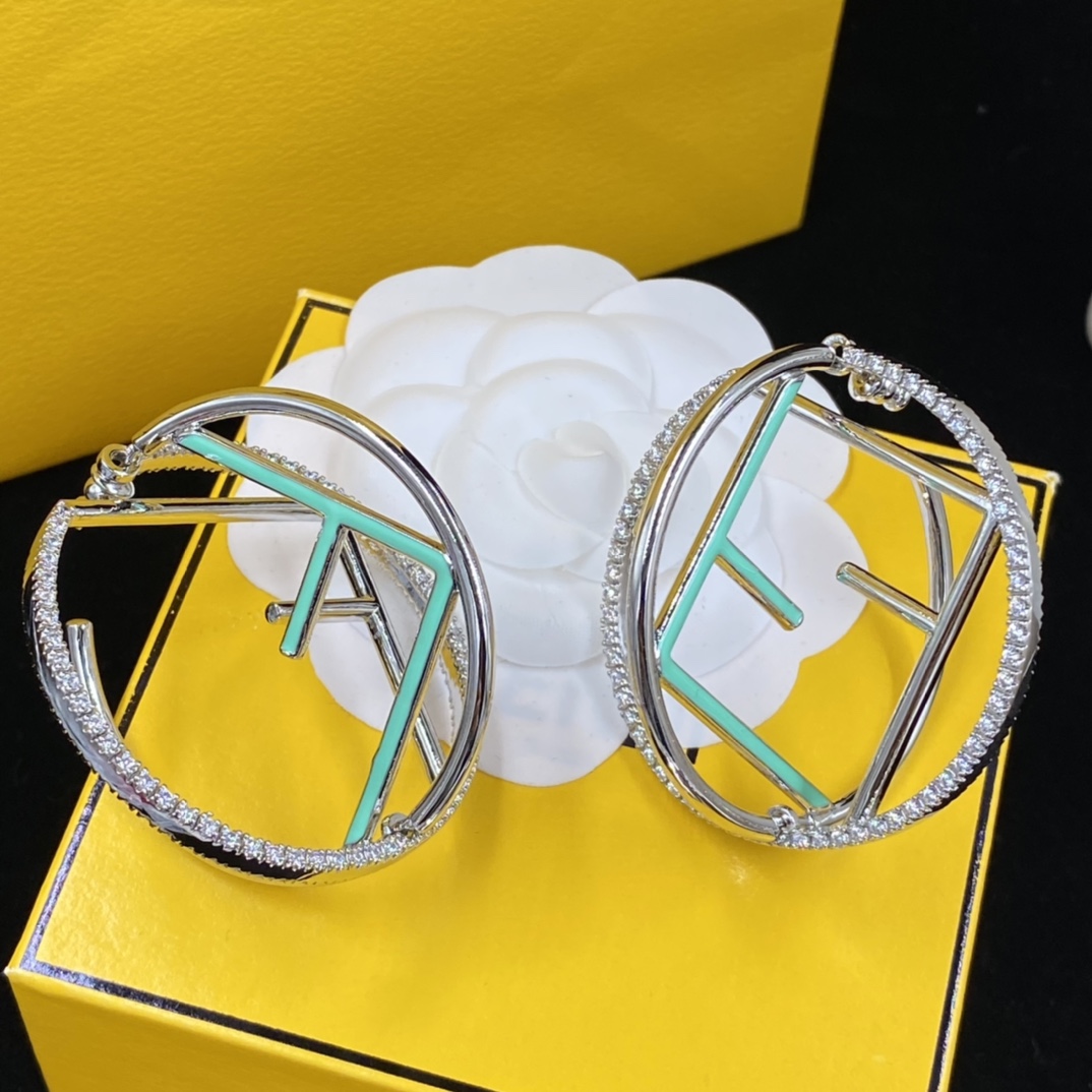 Fendi F is Fendi Earrings - PerfectKickZ