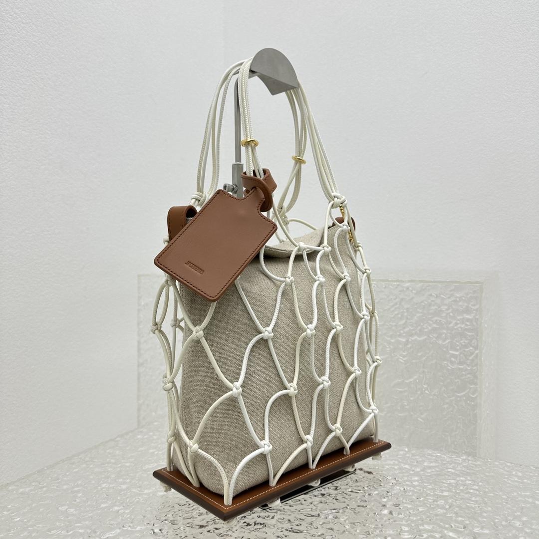 Jacquemus Le Petit Filet Pralu Tote Bag (10x27x21cm) - PerfectKickZ