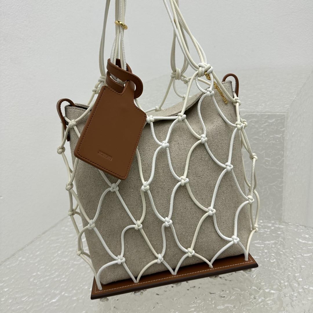 Jacquemus Le Petit Filet Pralu Tote Bag (10x27x21cm) - PerfectKickZ