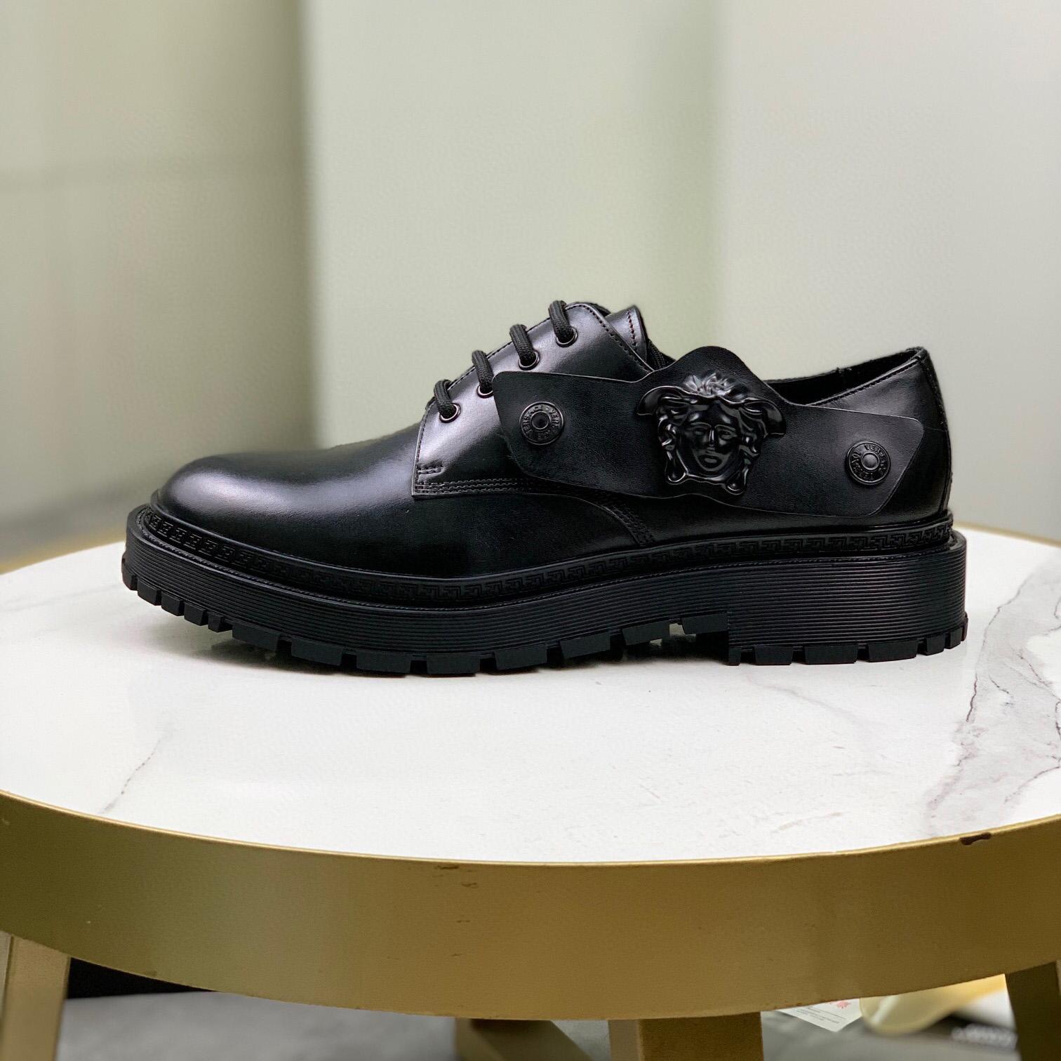 Versace Medusa Head-motif Derby Shoes - PerfectKickZ
