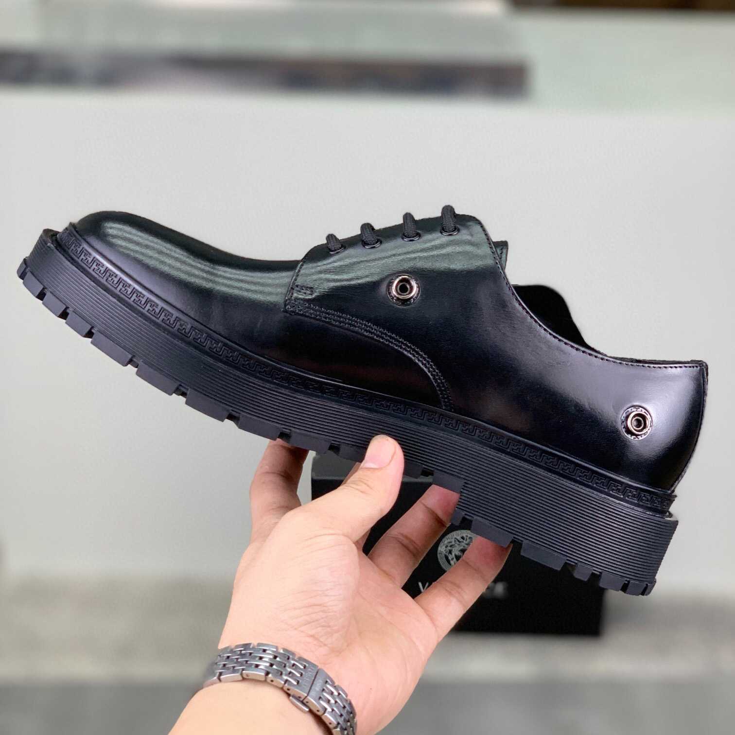 Versace Medusa Head-motif Derby Shoes - PerfectKickZ