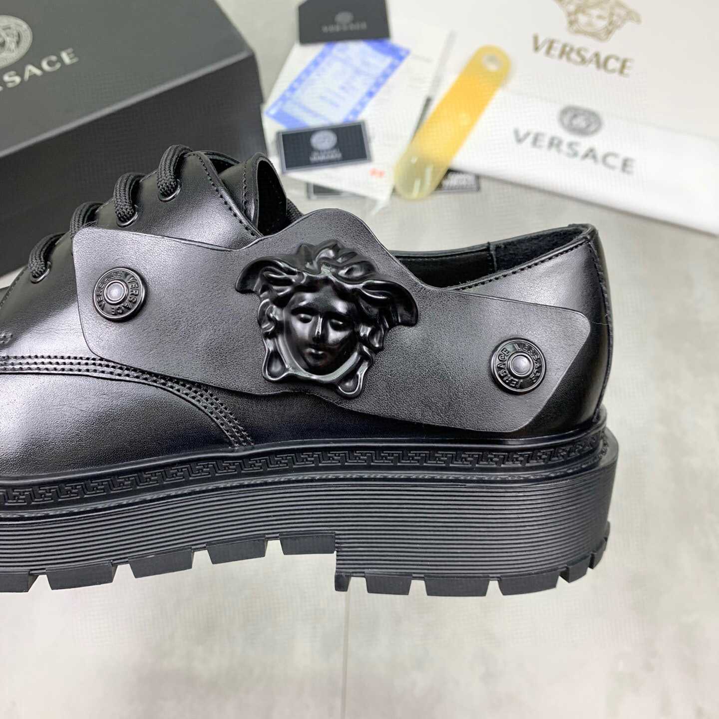 Versace Medusa Head-motif Derby Shoes - PerfectKickZ