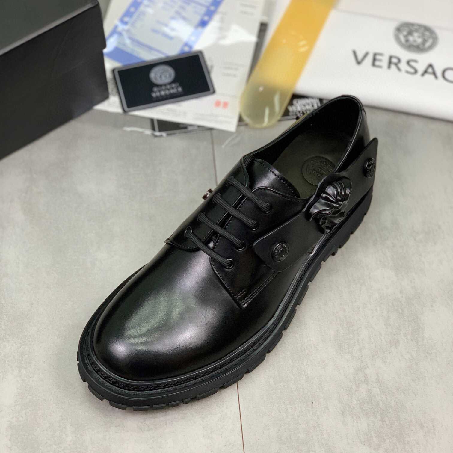 Versace Medusa Head-motif Derby Shoes - PerfectKickZ