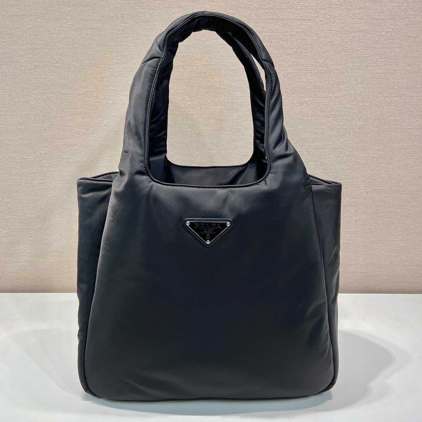 Prada Large Padded Re-Nylon Tote Bag - PerfectKickZ