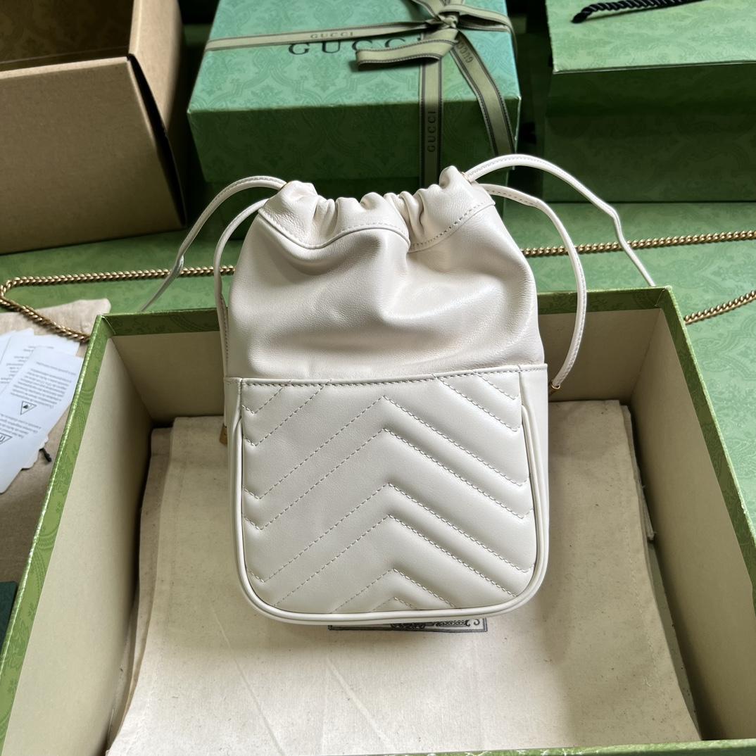 Gucci GG Marmont Mini Bucket Bag - PerfectKickZ
