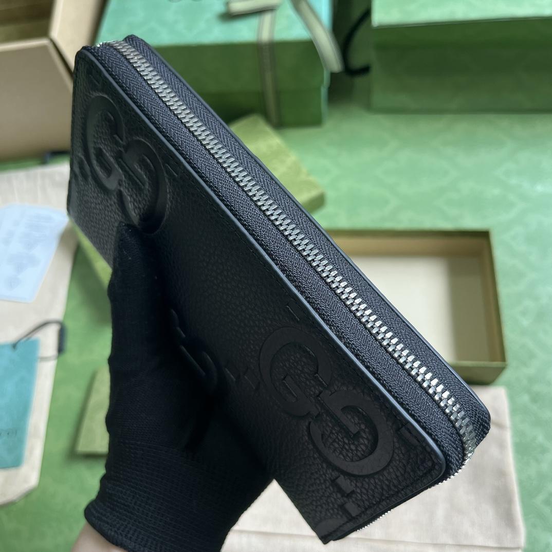 Gucci Jumbo GG Zip Around Wallet(19-10.5-2.5cm) - PerfectKickZ