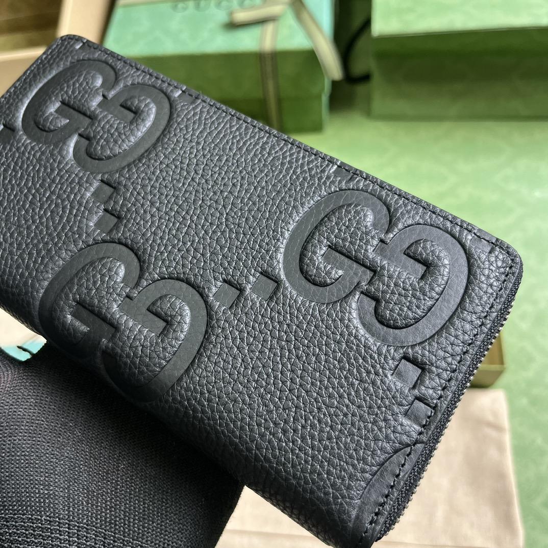 Gucci Jumbo GG Zip Around Wallet(19-10.5-2.5cm) - PerfectKickZ