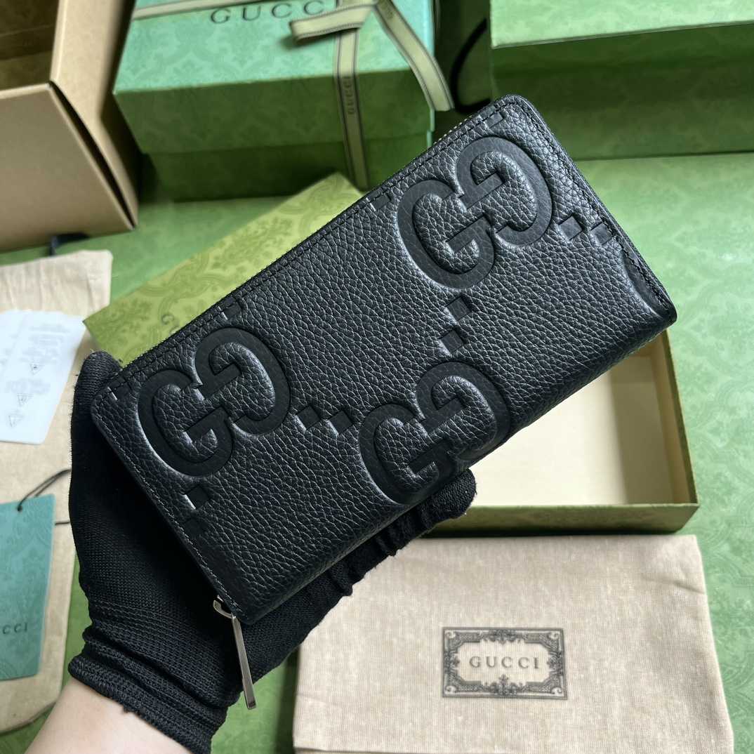 Gucci Jumbo GG Zip Around Wallet(19-10.5-2.5cm) - PerfectKickZ