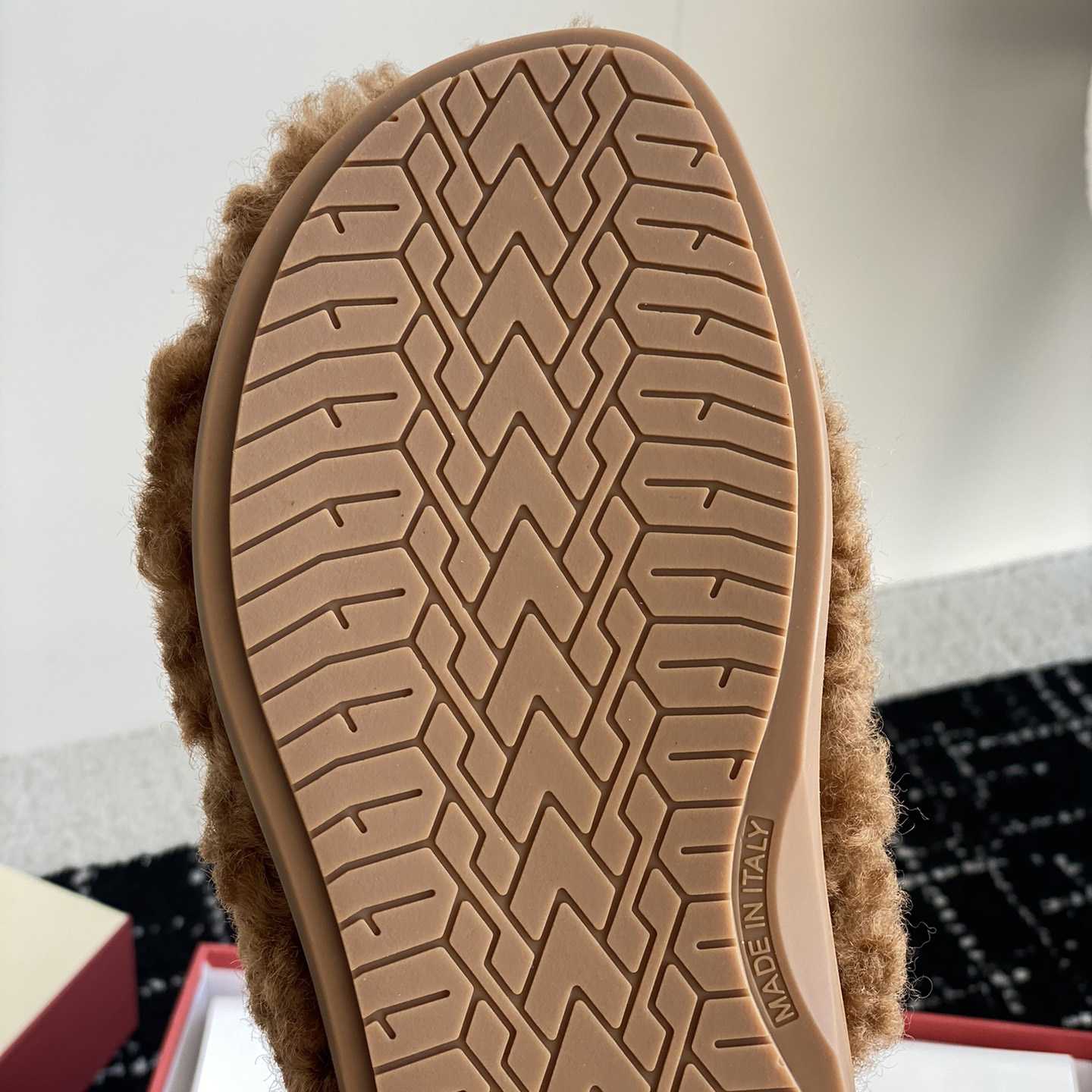 Marni Brown Shearling Sabot - PerfectKickZ