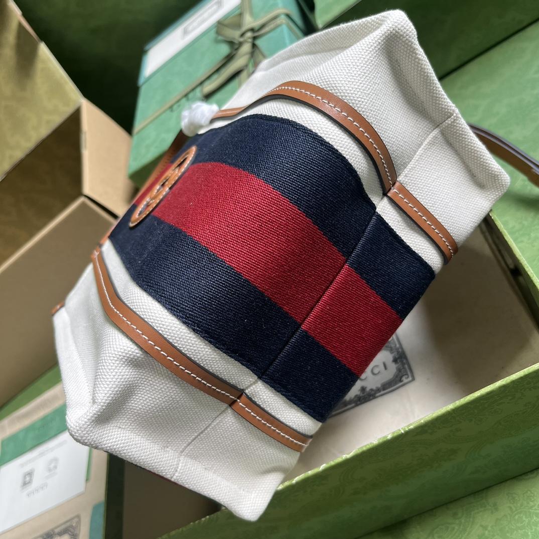Gucci Mini Interlocking G Tote Bag (22.5x 18.5x 11cm) - PerfectKickZ