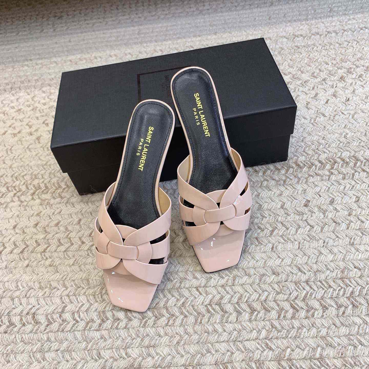 Saint Laurent Tribute Flat Sandals - PerfectKickZ
