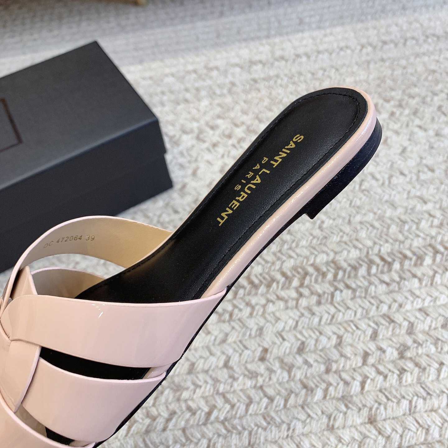 Saint Laurent Tribute Flat Sandals - PerfectKickZ